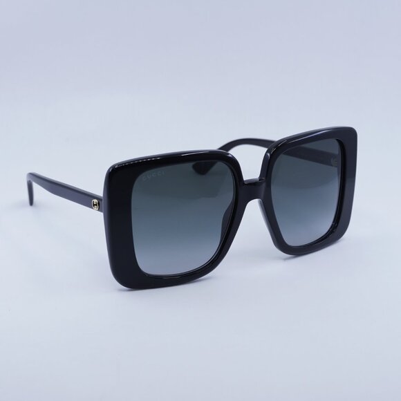 🕶️ New Gucci GG1314S 001 Sunglasses - Black Frame, Grey Gradient Lenses - Picture 5 of 10